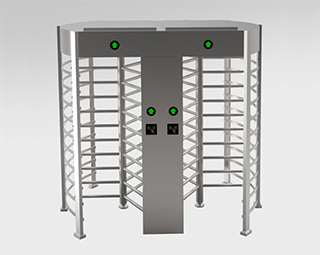 弧形雙通道旋轉閘